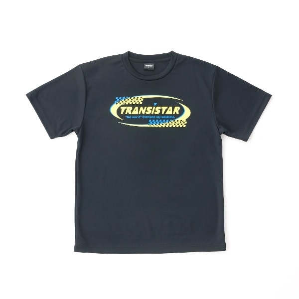【ネコポス対応可】トランジスタ TRANSISTAR ハンドボール ウェア 半袖 Tシャツ プラクティスシャツ HB DRY S/S T-shirts_CHECKER FLAG HB26TS04 BKYL ブラック×イエロー 26ss