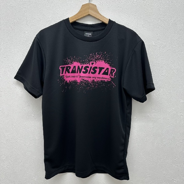 【TEDAMA限定】トランジスタ TRANSISTAR ソブエスポーツオリジナル ハンドボール ウェア 半袖 Tシャツ プラクティスシャツ TRAN26AW-1 BK ブラック 26aw
