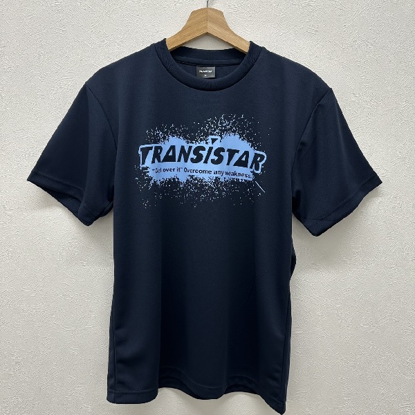 【TEDAMA限定】トランジスタ TRANSISTAR ソブエスポーツオリジナル ハンドボール ウェア 半袖 Tシャツ プラクティスシャツ TRAN26AW-1 NV ネイビー 26aw