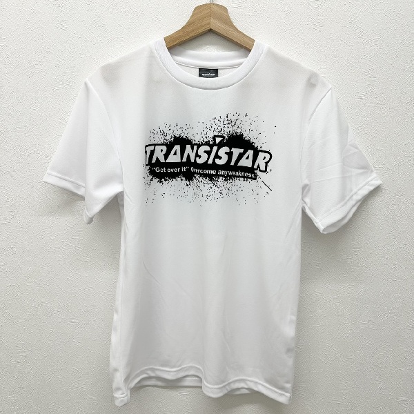 【TEDAMA限定】トランジスタ TRANSISTAR ソブエスポーツオリジナル ハンドボール ウェア 半袖 Tシャツ プラクティスシャツ TRAN26AW-1 WH ホワイト 26aw