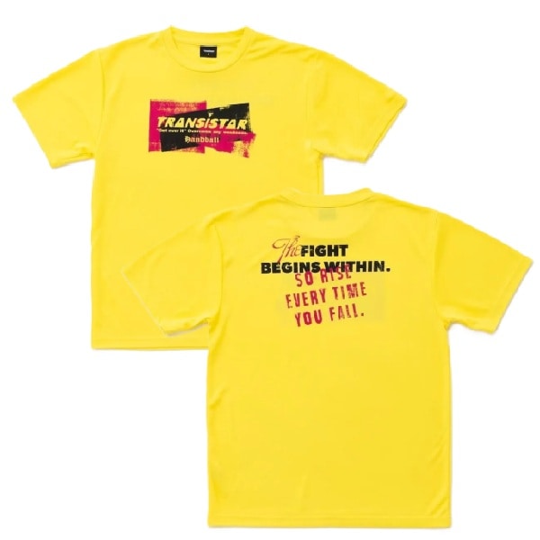 トランジスタ TRANSISTAR ハンドボール ウェア 半袖 Tシャツ プラクティスシャツ HB DRY S/S T-shirts GRIT HB26TS07  YL イエロー 26aw