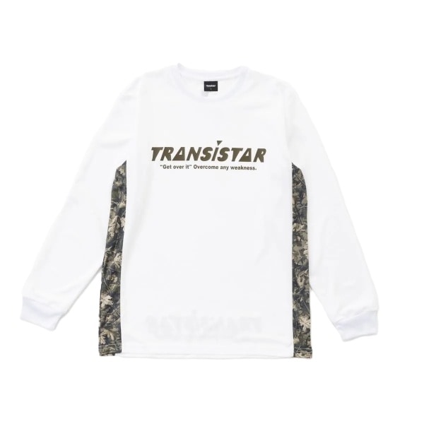 トランジスタ TRANSISTAR ハンドボール プラシャツ LSシャツ 長袖Tシャツ ロングスリーブ HB DRY L/S GAME SHIRTS LEAF HB26AT01 WH ホワイト 26aw