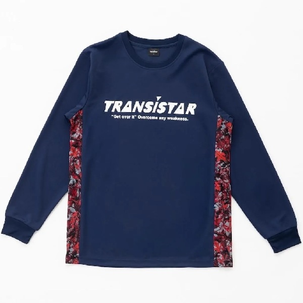 トランジスタ TRANSISTAR ハンドボール プラシャツ LSシャツ 長袖Tシャツ ロングスリーブ HB DRY L/S GAME SHIRTS LEAF HB26AT01 NV ネイビー 26aw