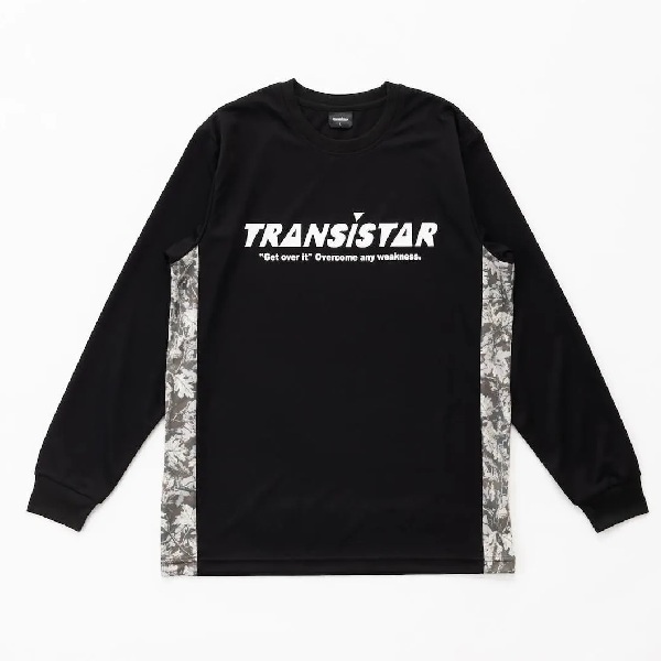 トランジスタ TRANSISTAR ハンドボール プラシャツ LSシャツ 長袖Tシャツ ロングスリーブ HB DRY L/S GAME SHIRTS LEAF HB26AT01 BKKH ブラック×カーキ 26aw