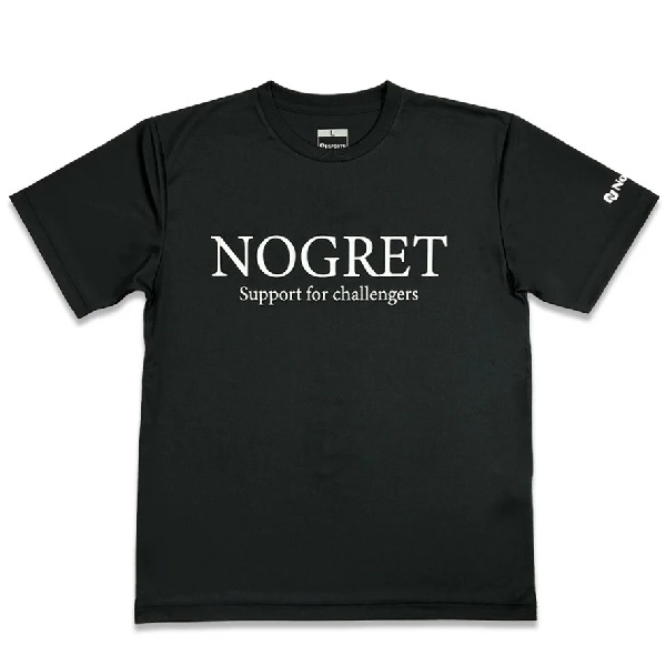 ノグレット Nogret ハンドボールウエア トレーニングウエア Tシャツ プラクティスシャツ T-shirt model GUP BK ブラック 26aw