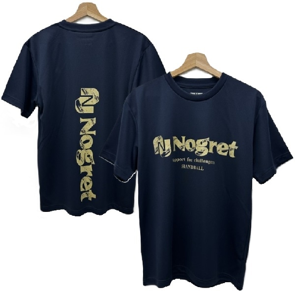 ソブエスポーツオリジナル ノグレット Nogret ハンドボールウエア トレーニングウエア Tシャツ プラクティスシャツ NV ネイビー 26aw