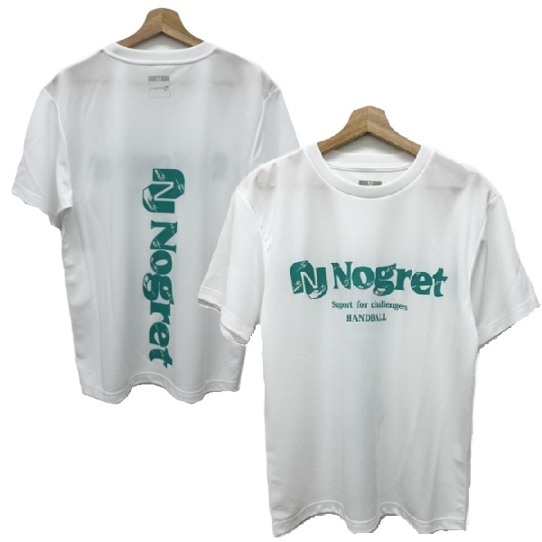 ソブエスポーツオリジナル ノグレット Nogret ハンドボールウエア トレーニングウエア Tシャツ プラクティスシャツ Nog-26FW-1 WH ホワイト 26aw