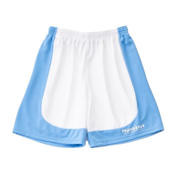 【TEDAMA限定】トランジスタ TRANSISTAR ハンドボールウエア ゲームパンツ ハーフパンツ HB GAME PANTS ROUND HB26AP02 WHBL ホワイト×ライトブルー 26aw