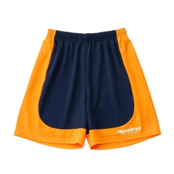 【TEDAMA限定】トランジスタ TRANSISTAR ハンドボールウエア ゲームパンツ ハーフパンツ HB GAME PANTS ROUND HB26AP02 NVOR ネイビー×オレンジ 26aw