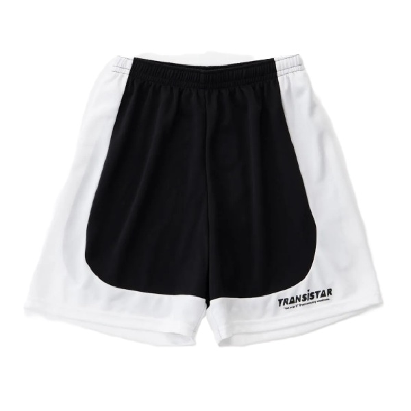 【TEDAMA限定】トランジスタ TRANSISTAR ハンドボールウエア ゲームパンツ ハーフパンツ HB GAME PANTS ROUND HB26AP02 BKWH ブラック×ホワイト 26aw