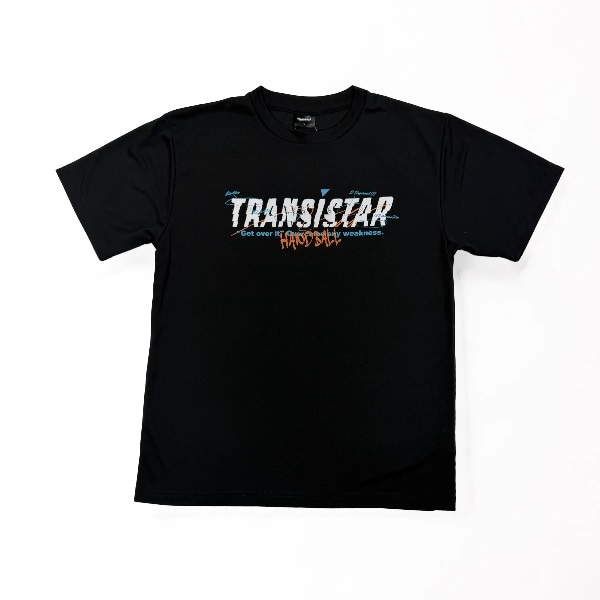 トランジスタ TRANSISTAR ハンドボール ウェア 半袖 Tシャツ プラクティスシャツ HB DRY S/S T-shirts COMBINE HB26TS10 BK ブラック 26aw