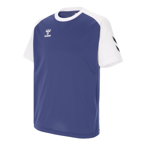 ヒュンメル hummel ハンドボール トレーニングウエア スポーツウェア HB BASIC プラクティスシャツ プラシャツ 半袖Tシャツ HAP1248 764 クラッシックネイビー 26aw 吸汗速乾
