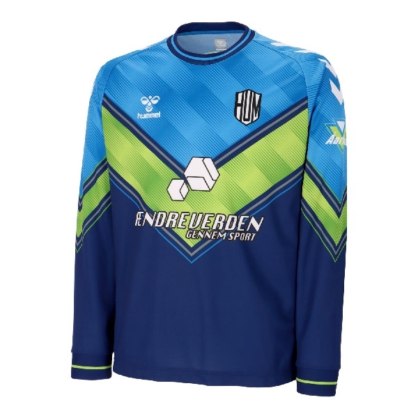 ヒュンメル hummel ハンドボール トレーニングウエア スポーツウェア プラクティスシャツ プラシャツ 長袖シャツ HB EURO L/S HAP7254 70 ネイビー 26aw 吸汗速乾