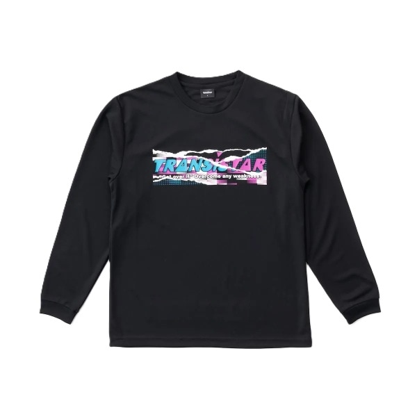 トランジスタ TRANSISTAR ハンドボール ウェア プラシャツ LSシャツ 長袖Tシャツ ロングスリーブ HB DRY L/S T-shirts TEAR HB26TS12 BKPL ブラック×パープル 26aw