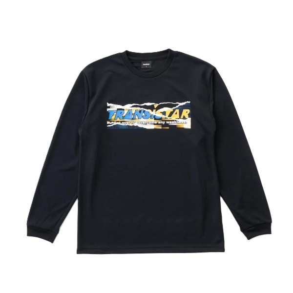 トランジスタ TRANSISTAR ハンドボール ウェア プラシャツ LSシャツ 長袖Tシャツ ロングスリーブ HB DRY L/S T-shirts TEAR HB26TS12 BKAP ブラック×アプリコット 26aw