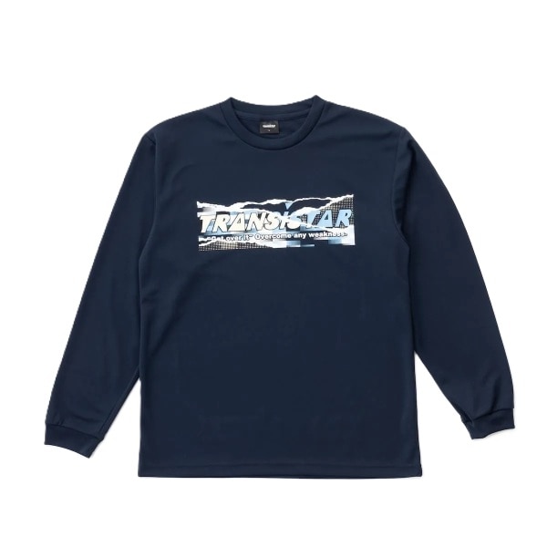 トランジスタ TRANSISTAR ハンドボール ウェア プラシャツ LSシャツ 長袖Tシャツ ロングスリーブ HB DRY L/S T-shirts TEAR HB26TS12 NV ネイビー 26aw