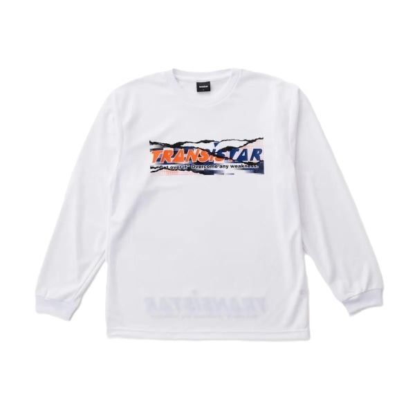 トランジスタ TRANSISTAR ハンドボール ウェア プラシャツ LSシャツ 長袖Tシャツ ロングスリーブ HB DRY L/S T-shirts TEAR HB26TS12 WH ホワイト 26aw