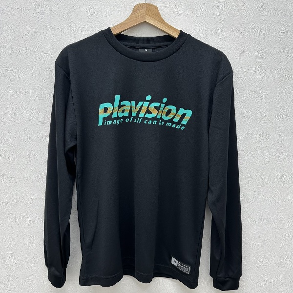 【TEDAMA限定】プラヴィジョン plavision ハンドボール ソブエスポーツオリジナル プラクティスシャツ 長袖 ロンT ライオン PLA26FW-3 BK ブラック 練習着 26aw