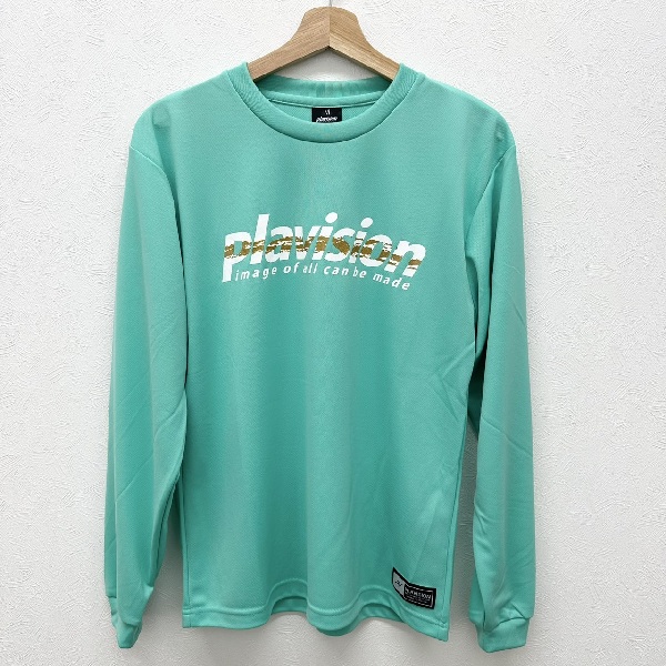 【TEDAMA限定】プラヴィジョン plavision ハンドボール ソブエスポーツオリジナル プラクティスシャツ 長袖 ロンT ライオン PLA26FW-3 MN ミント 練習着 26aw