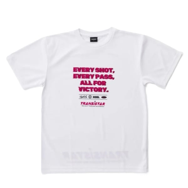 トランジスタ TRANSISTAR ハンドボール ウェア 半袖 Tシャツ プラクティスシャツ HB DRY S/S T-shirts INSPIRE HB26TS11 WHPK ホワイト×ピンク 26aw
