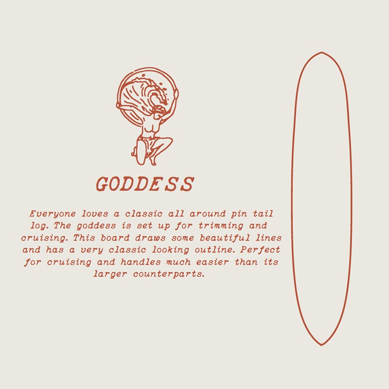 DASH Surfboards Goddess 9'2"