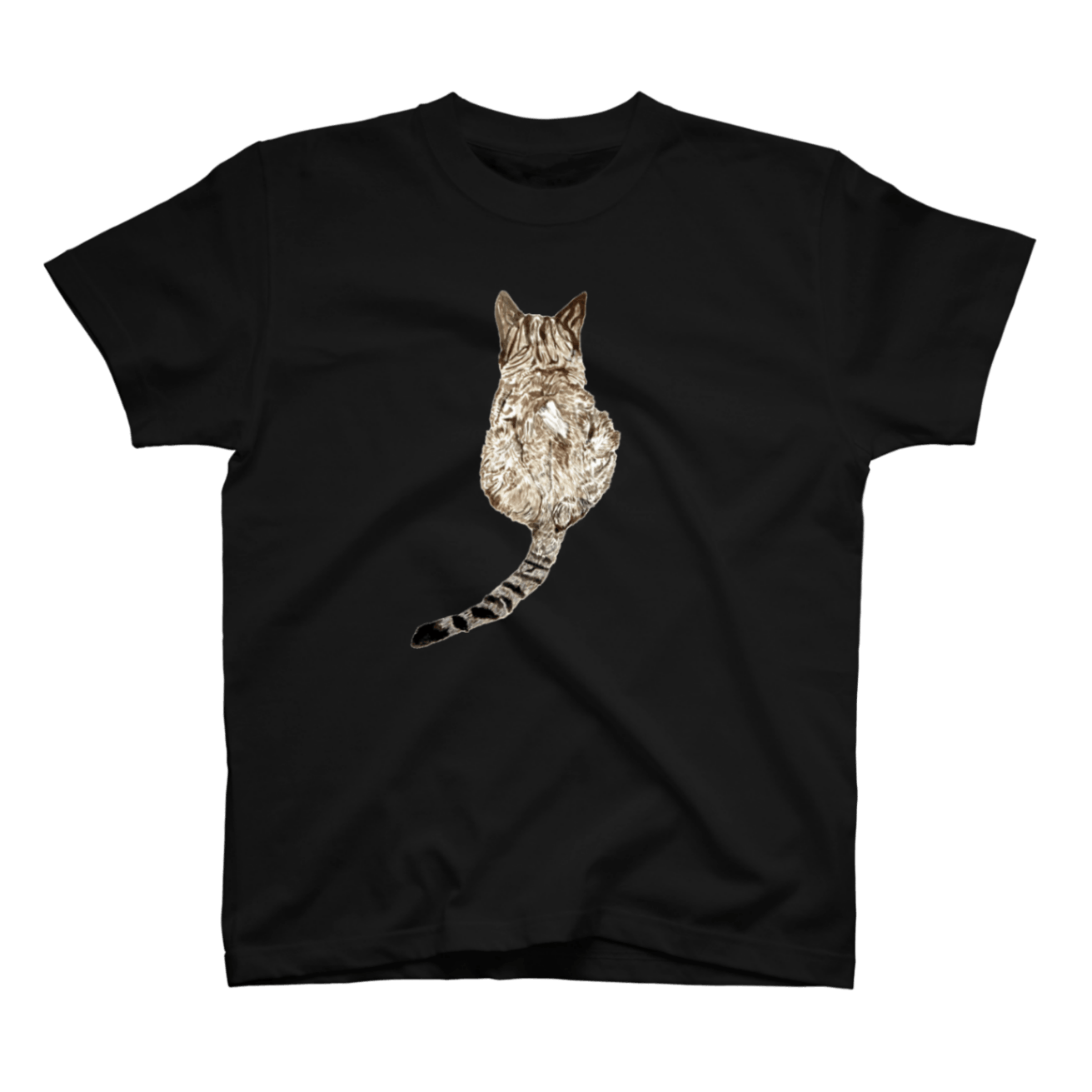 【発送時期8月下旬～9月中旬】ハナチャン(ロゴ)Tシャツ　ブラック【ネイル商品同封不可】
