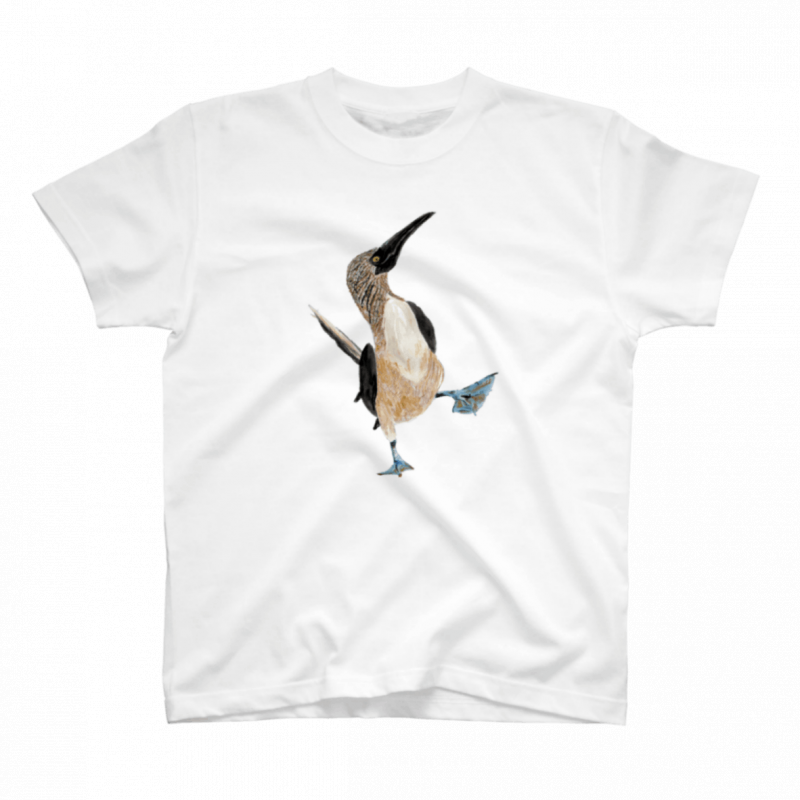 【発送時期8月下旬～9月中旬】アオアシカツオドリTシャツ【ネイル商品同封不可】