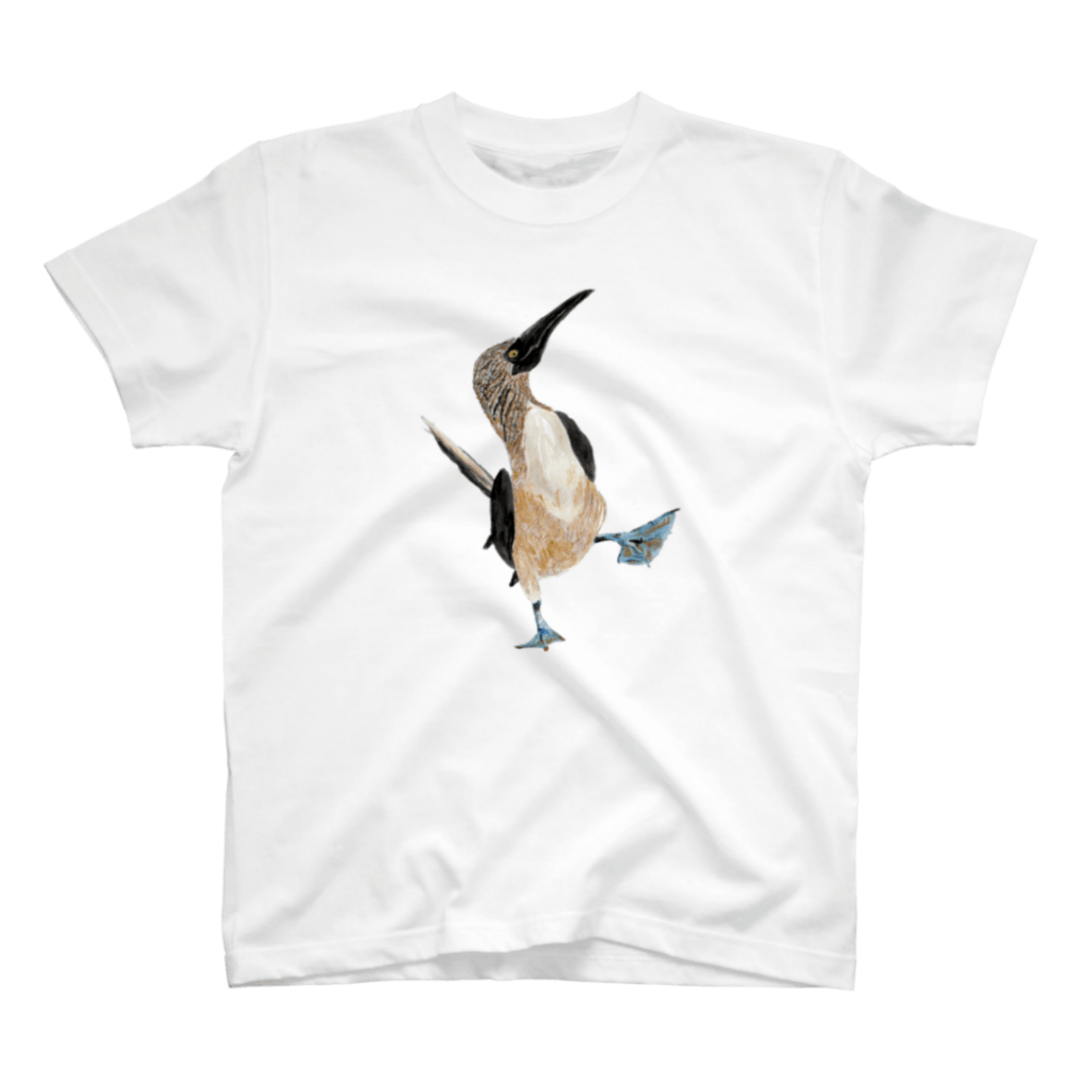 【発送時期8月下旬～9月中旬】アオアシカツオドリTシャツ【ネイル商品同封不可】