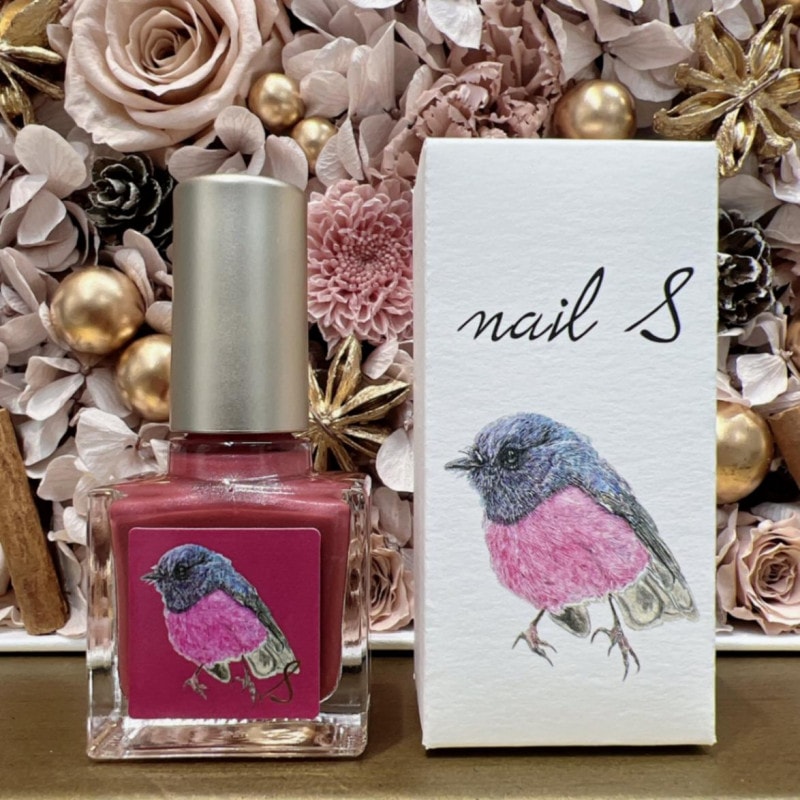 ネイルエス　merry berry pink