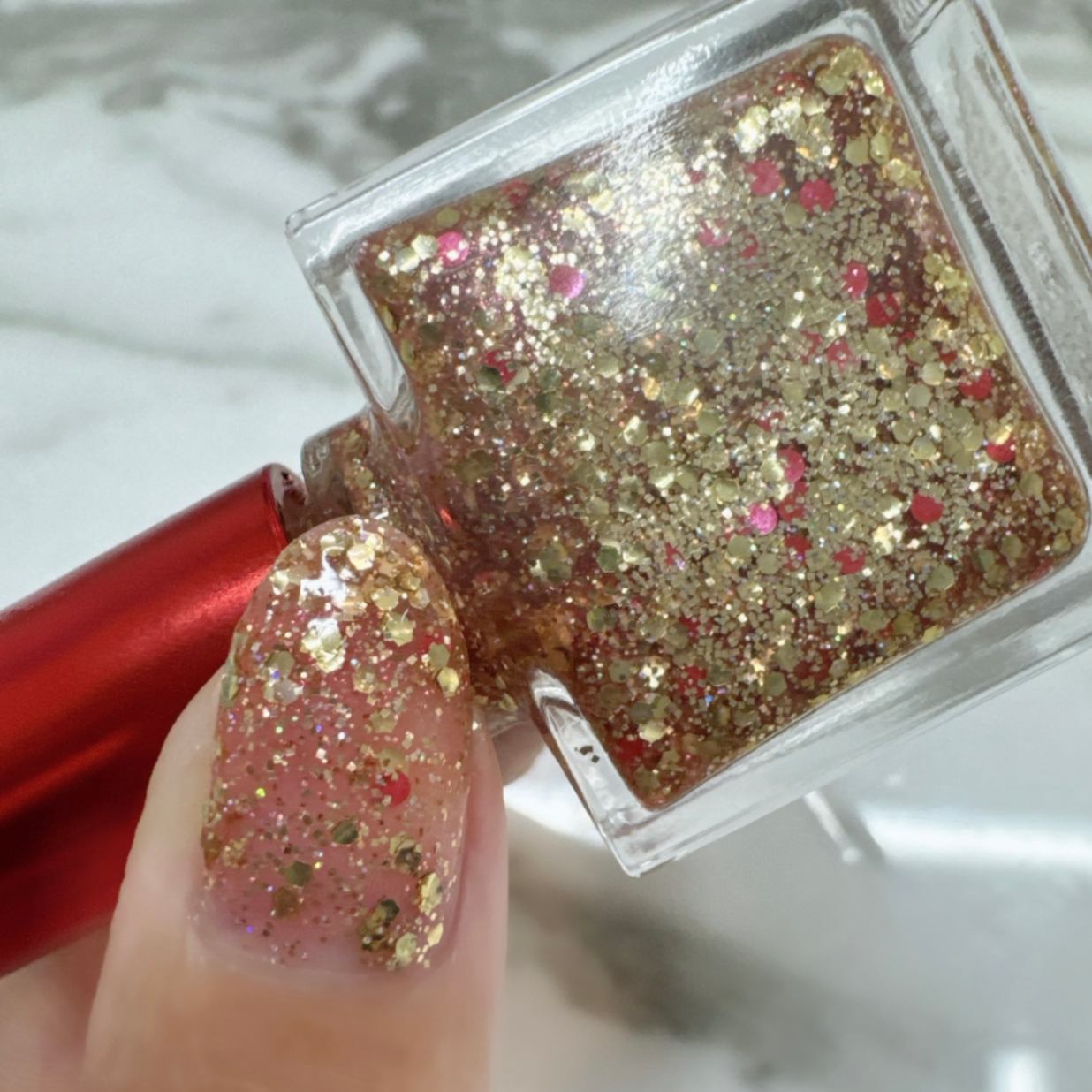 ネイルエス　tea sherbet jem