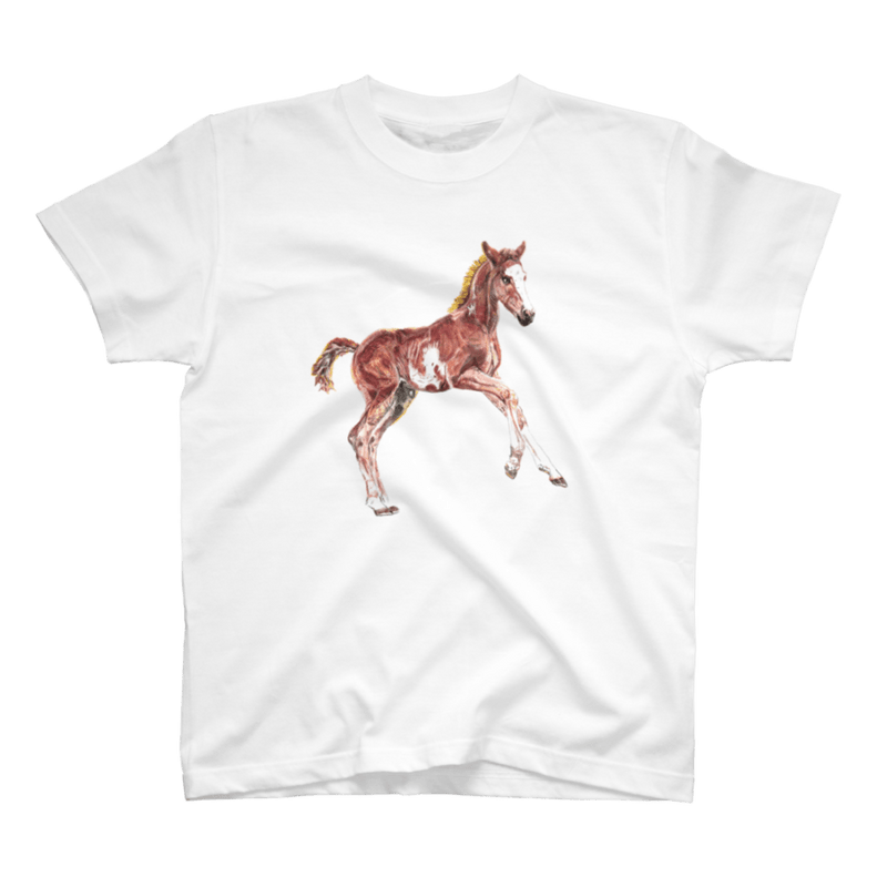 【発送時期7月上旬～7月中旬】仔馬Tシャツ【ネイル商品同封不可】