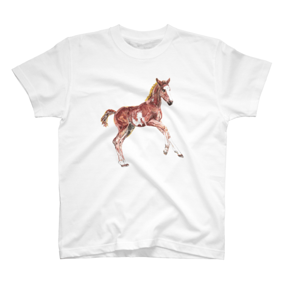 【発送時期7月上旬～7月中旬】仔馬Tシャツ【ネイル商品同封不可】