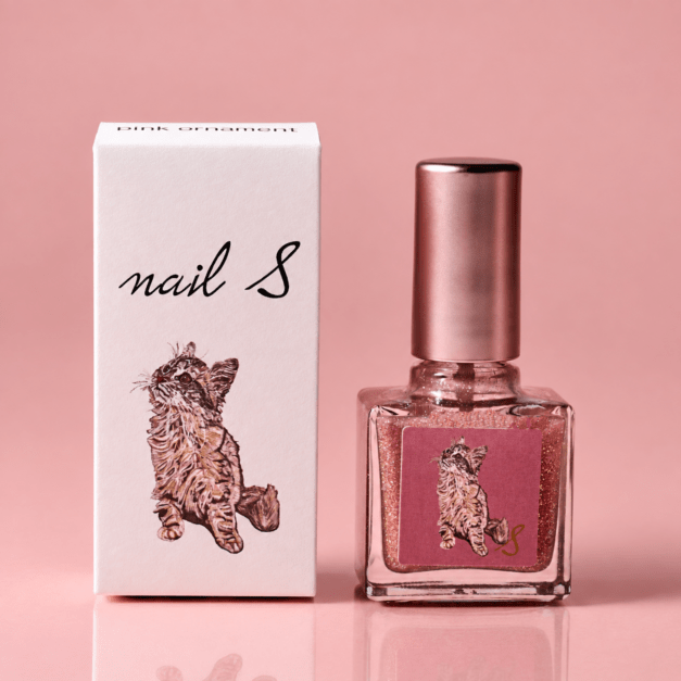 【予約販売】1215 ネイルエス pink ornament【発送時期12月中旬】