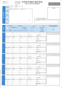 OBC 5163　単票被保険者月額変更届