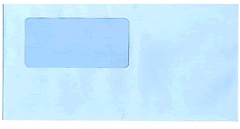 333101 窓付封筒（アクア）200枚