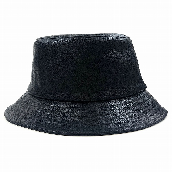 FK LEATHER BK HAT XL
