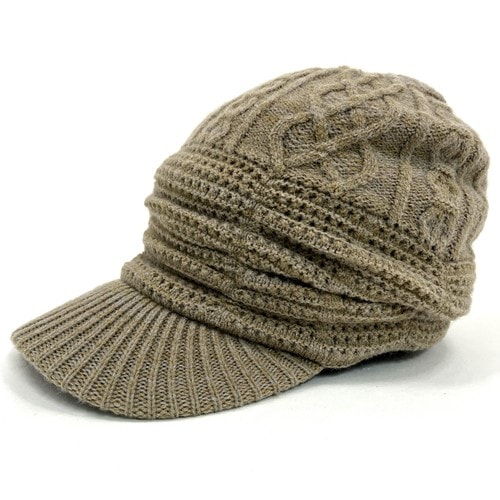 【秋冬】【新作】GATHER KNIT CAS