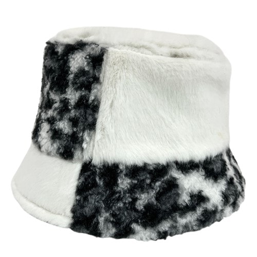 【秋冬】【新作】MIXED-MATERIAL HAT