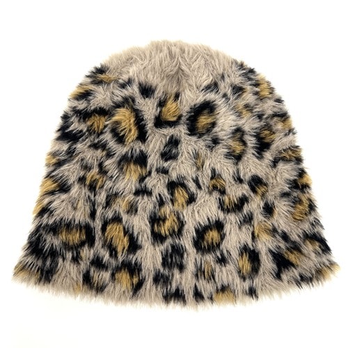【秋冬】【新作】LEOPARD FEATHER BEANIE