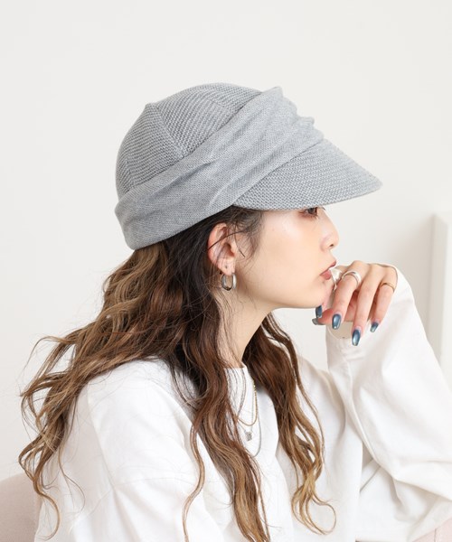 WHOLE KNITTED CASQUETTE