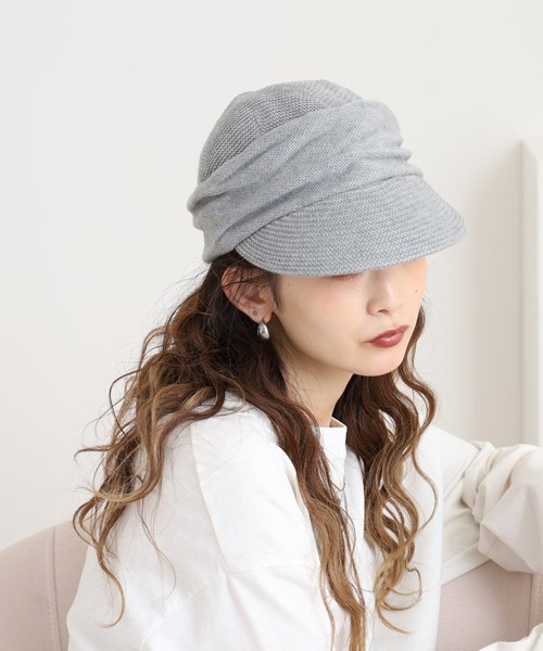 WHOLE KNITTED CASQUETTE