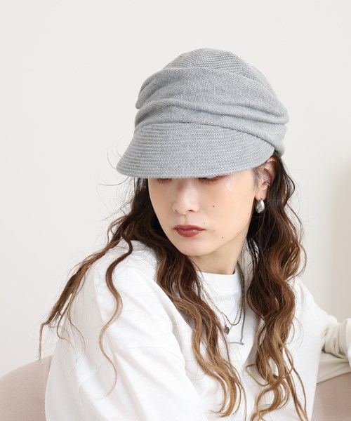 WHOLE KNITTED CASQUETTE