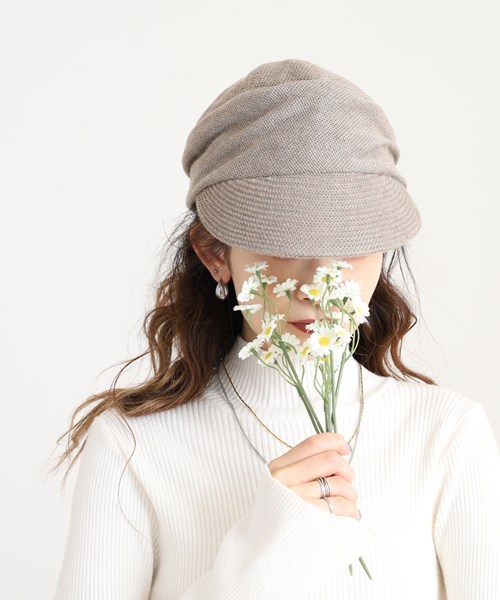 WHOLE KNITTED CASQUETTE