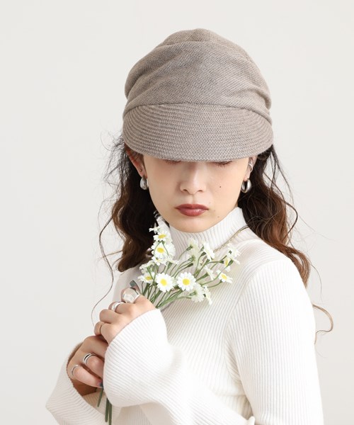 WHOLE KNITTED CASQUETTE