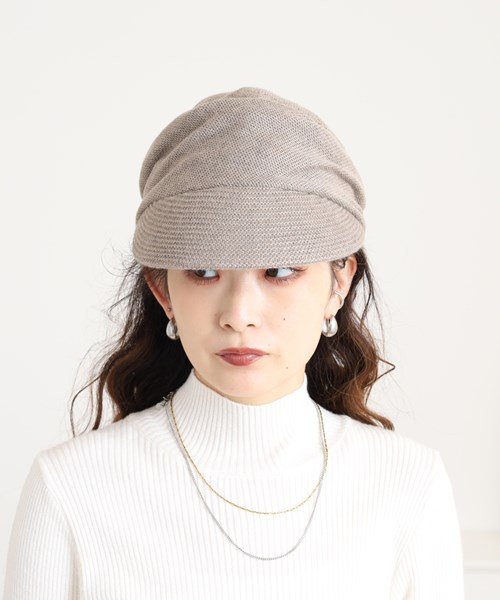 WHOLE KNITTED CASQUETTE