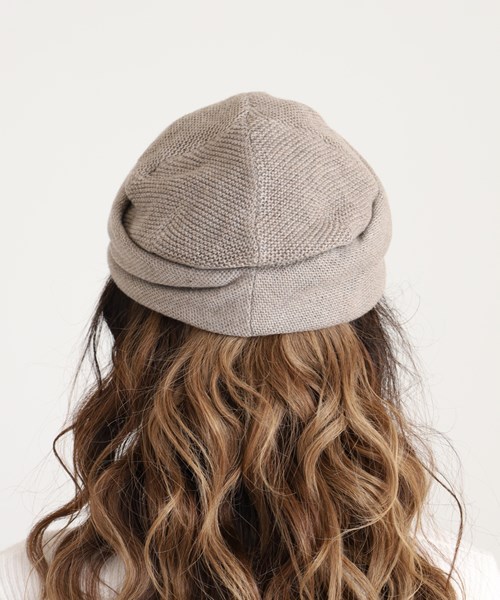 WHOLE KNITTED CASQUETTE