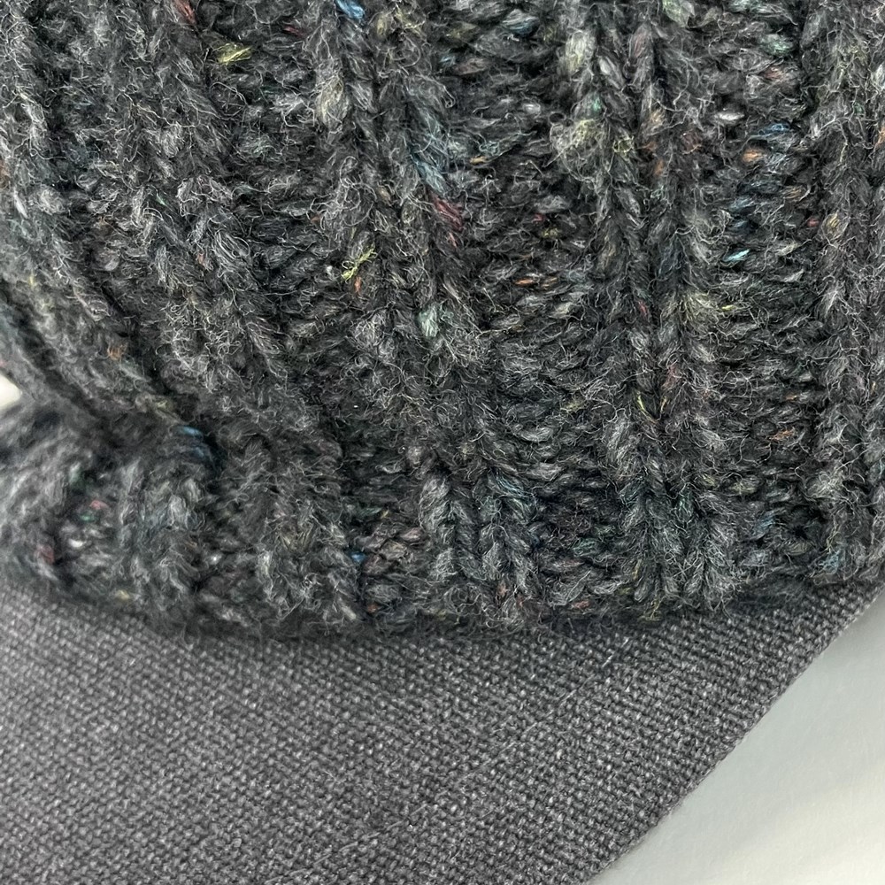 FUZZY KNIT CASQUETTE