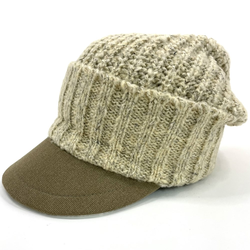 FUZZY KNIT CASQUETTE
