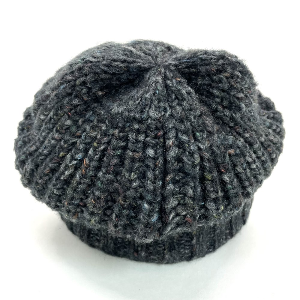 FUZZY KNIT CASQUETTE
