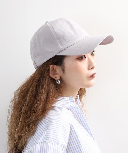 LONG VISOR LINEN CAP
